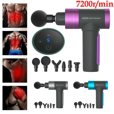 

2020 NEW 5 Speed Shifting Portable LED Touch Screen Massage Gun Muscle Massager