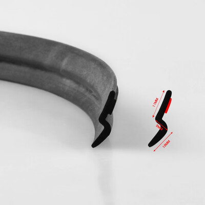 

4 Meter door seal car sound insulation car door sealing strip rubber weatherstrip edge trim noise insulation
