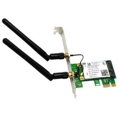 

PCIe to SATA30 Expansion Card Dual Band 245Ghz WiFi PCI-E Network Card 450Mbps PC Desktop Wireless Adapter