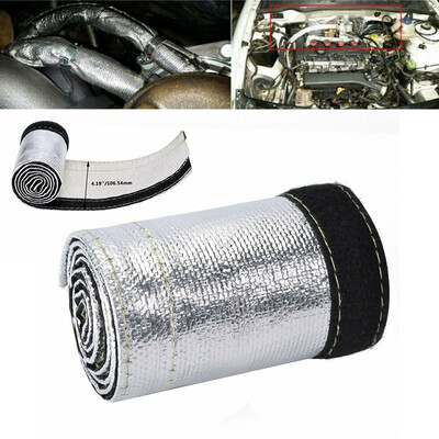 

1pc 34 inch 2000 degrees Spark Plug Wire Heat Protector Sleeve Heat Shield Insulation Sleeve 3Ft Car Accessories