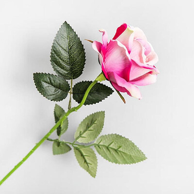 

Wholesale simulation silk flower single lover rose wedding arrangement road lead flower living room decoration fake flower home de