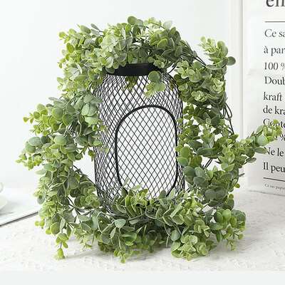 

18M19M Artificial Eucalyptus Garland Hanging Rattan Romantic Wedding Decorations Home Party Hotel Cafe Decor