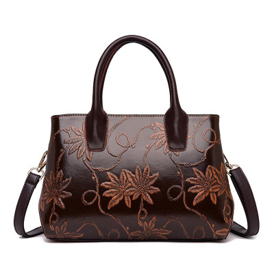 

New pattern Europe&America fashion Maam Single shoulder Slanting High-capacity Decorative pattern Handbag