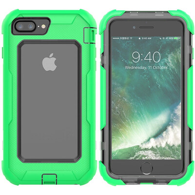 

MOONCASE Samsung Galaxy S9 Sliding Cover Griffin Mobile Shell Series - Green Gray