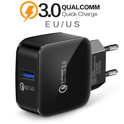 

STONEGO QC30 USB Wall Charger Portable Travel Adapter Fast Charging USB Power Port with Smart IC Overcurrent Protection