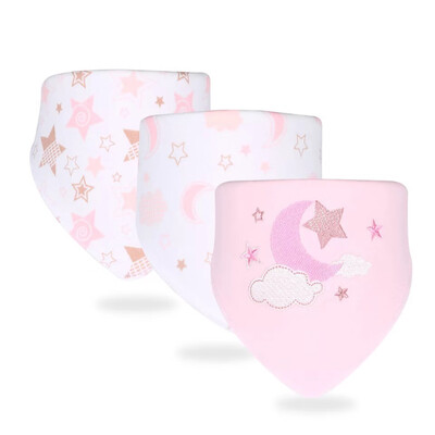 

3pcsset Baby Bibs Bandana 100 Cotton High Quality Babadores Para Bebe Infant Saliva Towel For Boys And Girls