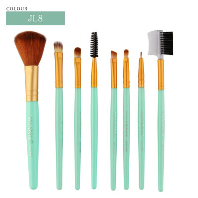 

New 8 Pcs Makeup Brushes Kit Blush Eye Shadow Eyeliner Eyebrow Brush Makeup Brushes Set Maquiagem Pincel Cosmetics Beauty Tool