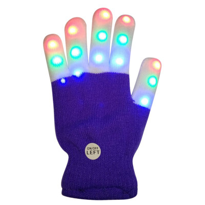 

Halloween Children LED Glove Keep Warm Glove LED Glove Modes Finger Light Finger Toys Party Supply Halloween Supply Single Glove