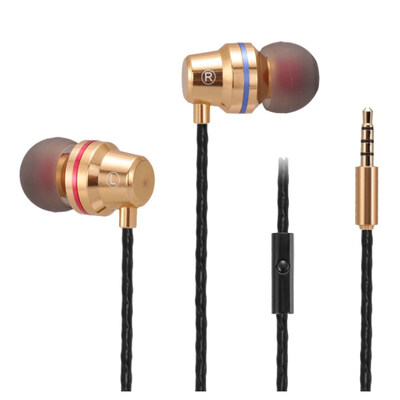 

S500i Bss in Ear Metal Headset with Microphone 35mm Jack Stereo Dynamic Earbuds Phone Computer MP3 Earphones Universal Earplugs