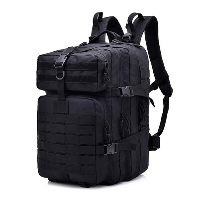 

45L Tactical Backpack Assault Pack Army Bag Outdoor Pack Rucksack travel bags with US Flag Patch for Hunting Shooting Camping