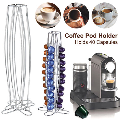 

2020 New 2440 Pods Metal Coffee Pod Holder Capsule Stand Rotating Rack Numerous