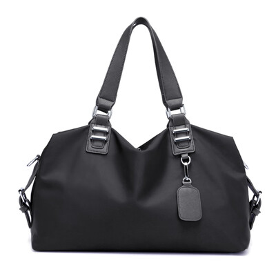 

Women Handbag Nylon Waterproof Solid Large Capacity Multifunction Casual Outdoor Sports Tote Weekend Travelling Bag