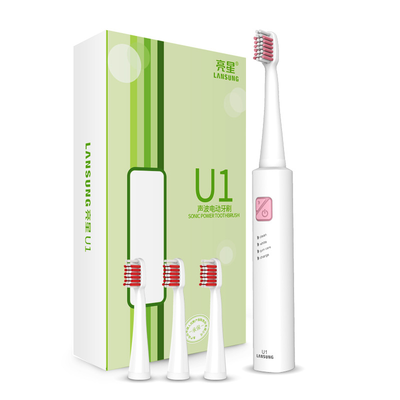 

Sonic electric toothbrush U1 soft hair brush head Inductive charging with USB fast charging safe waterproof Childrens gift
