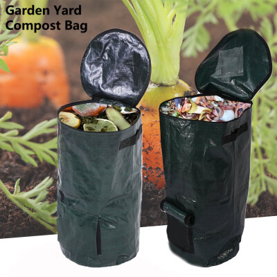 

Organic Waste Kitchen Garden Yard Compost Bag Environmental PVC Cloth Planter Kitchen Waste Disposal Organic Compost Bag