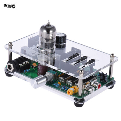 

Bravo Audio V3 6922EH Tube Headphone Amplifier Amp 3 Band EQ Equalizer with Stereo RCA 35mm 635mm Jacks