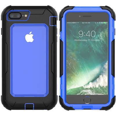 

MOONCASE Samsung Galaxy S9 Sliding Grieff Mobile Shell Series - Black Blue