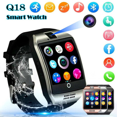 

NEW Wearable Equipment Q18 Smart Watch Android BT Connection Clock Music Watch Support SIM Card Phone Smartwatch for Android IOS