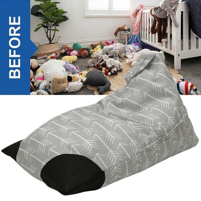 

Home Storage Bag Bean Bag Stuffed Toys Bag Sofa Couch Chair Kids Gifts Without Filler