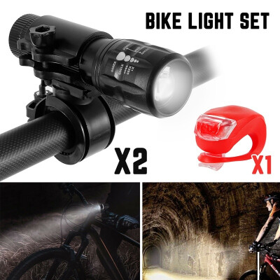 

NEW Bicycle Rear Taillight Front Lamp Headlight Bike Safety Lamp Set