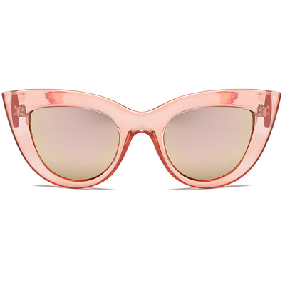 

Vintage Retro Cat Eye Sunglasses Women Big Frame Sun Glasses Black ladies Sunglass Wrap Eyewear oculos Modified face