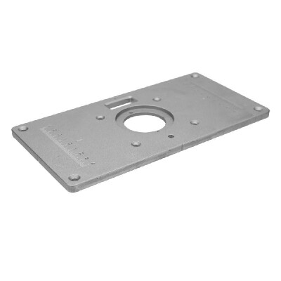 

Multifunctional Aluminum Alloy Router Table for Woodworking Benches Insert Plate 235mm x 120mm x 8mm Carpenter Trimming Machine Fl