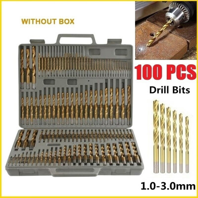 

50pcs100pcs HSS Twist Drill Woodworking High Speed Steel Drill Bit Set 1152253mm