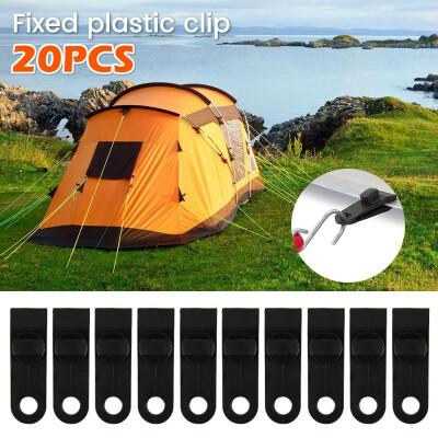 

Willstar 2010Pcs Tents Wind Rope Clamp Awnings Outdoor Camping Plastic Clip Tents Accessories