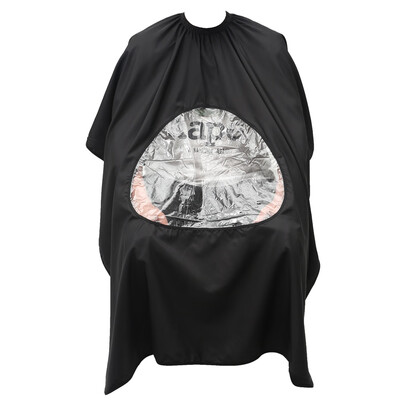

Haircut Cape Salon Barber Hairdresser Apron With Clear Viewing Window