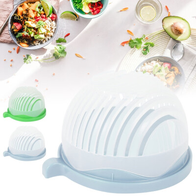 

Salad Cutter Bowl Vegetable Fruits Slicer Quick Salad Maker Kitchen Gadget Home