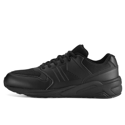 

PEAK mens shoes autumn&winter new retro casual shoes comfortable fashion wear sports shoes DE840017 black 40 yards