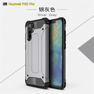 

Goowiiz Phone Case For Huawei P30P30 ProMate 20X King Kong Armor Fashion Bumper PC TPU Prevent falling