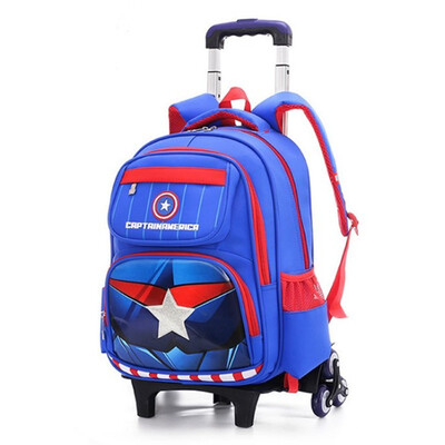 

26 Wheels Kids Trolley Schoolbag Removable Girl Wheeled Backpack Boy Suitcase Case School Bag Children Waterproof Bags Mochila