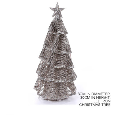 

NeillieN LED Christmas Tree ArrangementsEuropean Creative Christmas Decorations Iron Crafts Christmas GiftsDesktop ornaments