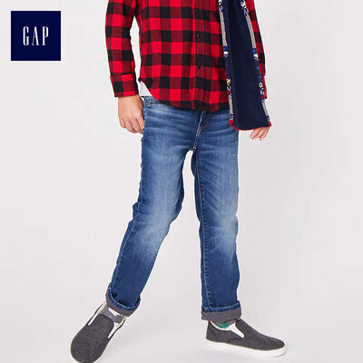 

GAP flagship store boy casual knit lining original jeans 394972 moderate wash 6