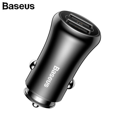 

Baseus Car Charger Dual USB Car Charger 48A Qi Charging for Mobile Phone In Car Suit for Iphone Samsung XiaoMi HuaWei