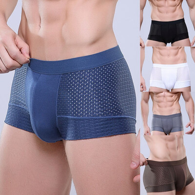 

Mens Breathable Comfy Modal Cotton Underwear Boxer Shorts Briefs Lingerie