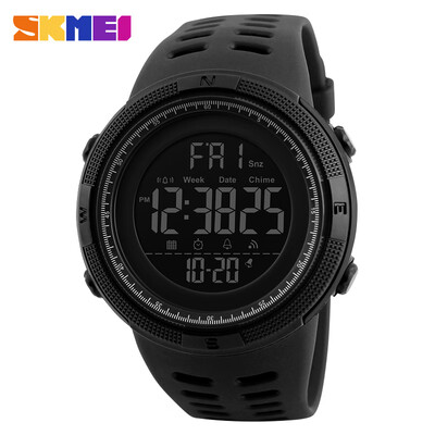 

New Fashion Luxury Sport Watch Men SKMEI Digital LED Waterproof Outdoor Dress Watches Chrono Countdown Dual Time Wristwatches