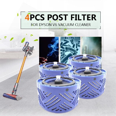 

4pcs Post Filter HEPA Motor Filter Replacement for Dyson V6 Vacuum Cleaner