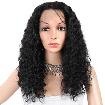 

Amazing Star Human Hair Deep Wave Crochet Full Lace Wigs Brazilian Virgin Hair Deep Wave Full Lace Wigs Soft&Bouncy