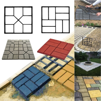 

2020 New Creative Garden Walk Pavement Mold DIY Manually Paving Cement Brick Concrete Molds Path Maker