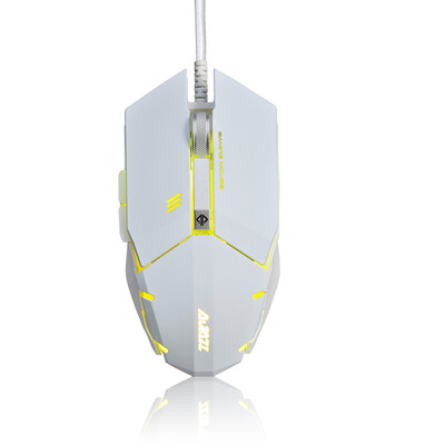 

Ajazz GTC 5050 7Buttons 500100015002000 DPI Professional All-metal Wheel Magnetic Ring Gaming Mouse USB Wired Optical Mouse