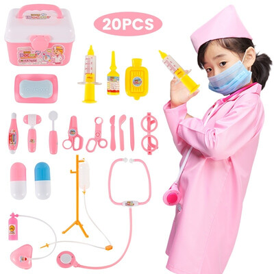 

20pcs Doctor Kit Toy Kids-Pretend Play Toy Educational Toy for Classroom School