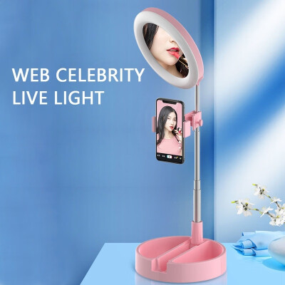 

Beauty Led Ring Light Photography LED Selfie Ring Light with Makeup Mirror Phone Stand Beauty Fill Light