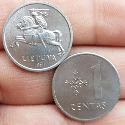 

19mm Lithuania 1 Cent Coin
