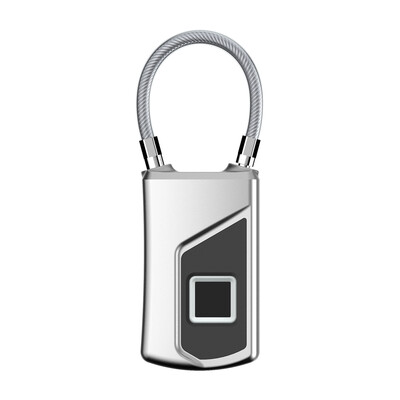 

Smart Fingerprint Padlock LED Safe USB Charging Rechargeable Waterproof Door Lock Home Security