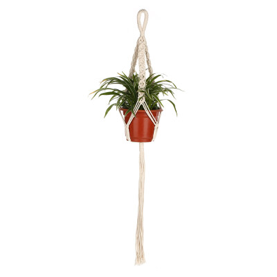 

Macrame Plant Hanger Indoor Outdoor Flower Pot Wall Hanging Planter Basket Cotton Rope Home Decor 335 Inch