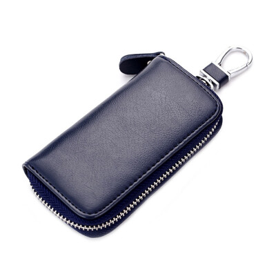 

Leather Key Chain Bag Leather Key Holders Smart Car Key Case auto remote key chain bag Pack for Men Women