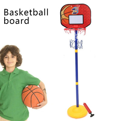 

Adjustable Kids Basketball Back Board Stand & Hoop Set Children Gift Toys Net