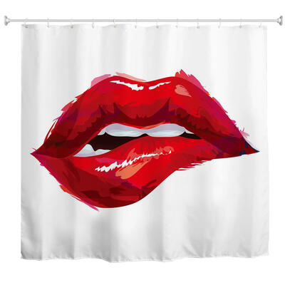 

Polyester Shower Curtain Bathroom Curtain High Definition 3D Printing Water-Proof Anti-Mold Multiple Sizes Available