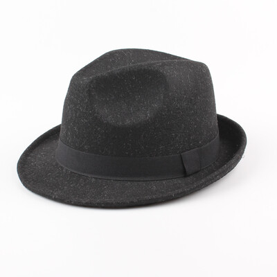 

Wide Brim Men Women Fedora Hat Jazz Cap Unisex Sun Hat Solid Sunbonnet Trilby Beach Panama Hat
